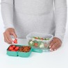 Cutie alimente din plastic compartimentata Sistema Stax To Go 1 L 