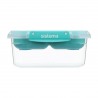 Cutie alimente din plastic compartimentata Sistema Stax To Go 1 L 