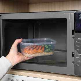 Cutie alimente din plastic compartimentata Sistema Stax To Go 1 L