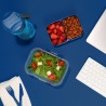 Cutie alimente din plastic compartimentata Sistema Stax To Go 1 L 