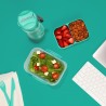 Cutie alimente din plastic compartimentata Sistema Stax To Go 1 L 