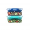 Cutie alimente din plastic compartimentata Sistema Stax To Go 1 L 