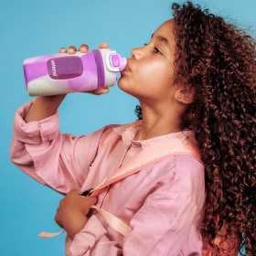 Sticla plastic diverse culori Sistema Soft Grip Kids 473 ml