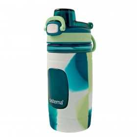 Sticla plastic diverse culori Sistema Soft Grip Kids 473 ml
