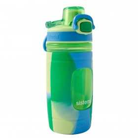 Sticla plastic diverse culori Sistema Soft Grip Kids 473 ml