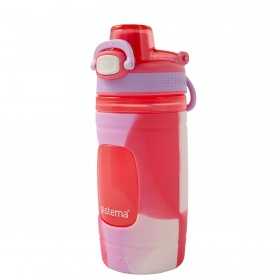 Sticla plastic diverse culori Sistema Soft Grip Kids 473 ml