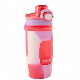Sticla plastic diverse culori Sistema Soft Grip Kids 473 ml