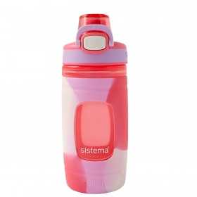 Sticla plastic diverse culori Sistema Soft Grip Kids 473 ml