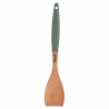 Spatula din lemn de fag cu maner din plastic Fest Green 