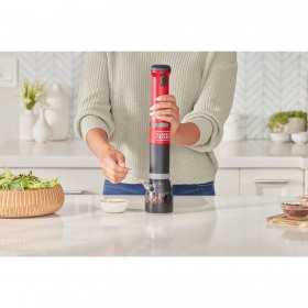 Blender vertical fara fir 6 in 1 rosu Black+Decker BCKM1016KSR 7.2 V