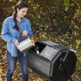 Cutie compostare cu 2 camere Black+Decker BDTCOM01 151 L