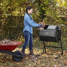 Cutie compostare cu 2 camere Black+Decker BDTCOM01 151 L