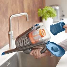 Aspirator portabil Black+Decker BHHV520BF, 18 V, cu baza 2 AH