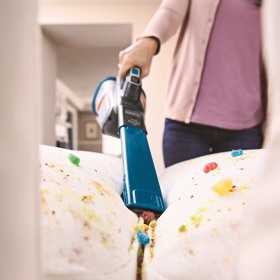 Aspirator portabil Black+Decker BHHV520BF, 18 V, cu baza 2 AH