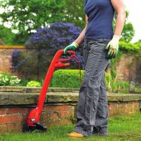 Trimmer de tuns gazon/iarba electric Black & Decker,  250W, latime taiere 23 cm, 11500 RPM - GL250