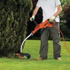Trimmer de tuns gazon/iarba electric Black & Decker, 800W, latime taiere 33 cm, 7000 RPM - GL8033
