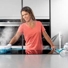 Mop cu aburi 2 in 1 Black+Decker FSMH13E5, 1600 W, cap Delta, 17 accesorii