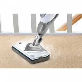 Mop cu aburi 2 in 1 Black+Decker FSMH13E5, 1600 W, cap Delta, 17 accesorii
