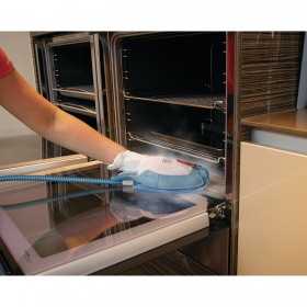 Mop cu aburi 2 in 1 Black+Decker BHSM1610DSM, 1600 W, cap Delta, SteaMitt, 15 accesorii