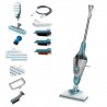 Mop cu aburi 2 in 1 Black+Decker BHSM1610DSM, 1600 W, cap Delta, SteaMitt, 15 accesorii 
