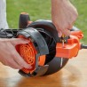 Suflanta si aspirator cu tocator pentru frunze 3-in-1 Black+Decker, 3000 W, 404 km/h, sac de colectare 72 L - BEBLV300 