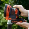 Șlefuitor excentric cu acumulator BLACK+DECKER, 18 V, 125 mm, 1,5 Ah, incarcator 400 mA – BDCROS18 