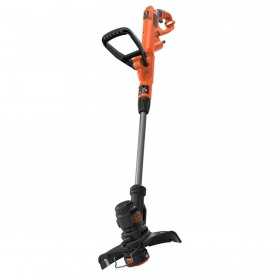 Trimmer electric de tuns gazon/iarba electric Black+Decker, 450W, 25 cm, POWERCOMMAND Easy Feed, suprafete mari - BESTE625