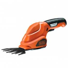 Foarfeca electrica de tuns gazon/iarba Black+Decker,lama 10 cm, 3.6 V 1.3 Ah - GSL200