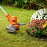 Trimmer electric 3-in-1 Black+Decker, 550 W, latime de taiere 30 cm, sistem AFS, baza cu roti inclusa - BESTA530CM 