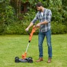 Trimmer electric 3-in-1 Black+Decker, 550 W, latime de taiere 30 cm, sistem AFS, baza cu roti inclusa - BESTA530CM 