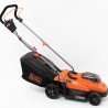 Masina de tuns gazonul cu acumulator Black+Decker, 36 V, 2,5 Ah, latime de taiere 33 cm, sac 35 L - BCMW3336L1 