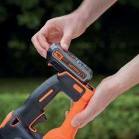 Foarfeca pentru gard viu cu acumulator Black+Decker, 18 V, lama 45 cm, acumulator 2 Ah, POWERCOMMAND - GTC18452PC