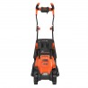 Masina electrica de tuns gazonul Black+Decker, 1200 W, latime de taiere 32 cm, sac 35 L, maner tip bicicleta - BEMW451BH 