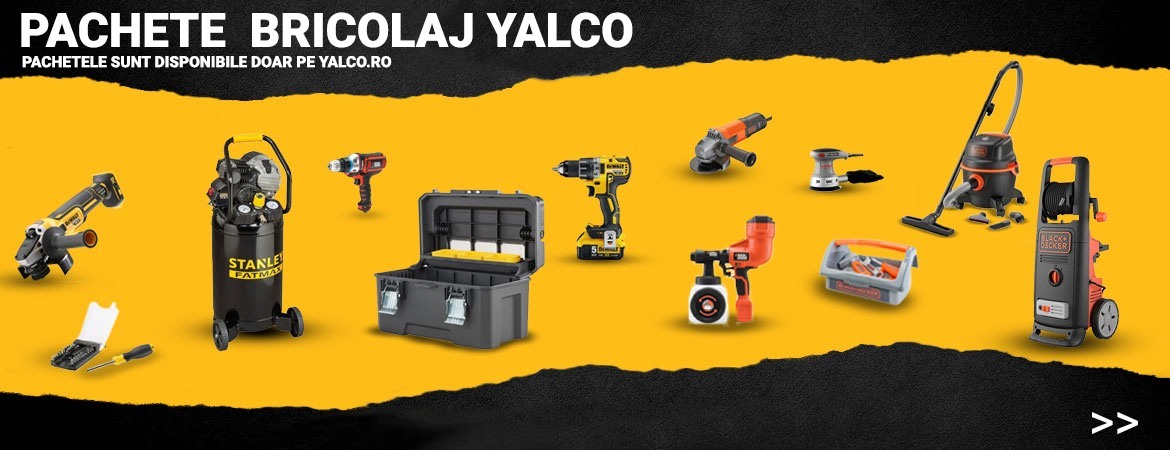 PACHETE BRICOLAJ YALCO - Alege produsele potrivite pentru tine la preturi speciale! Disponibile doar pe yalco.ro!